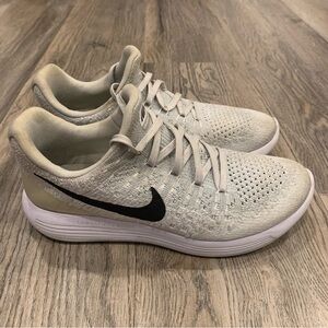 Nike Lunarepic Flyknit 2 Runners Women’s 7.5 Grey Shoes